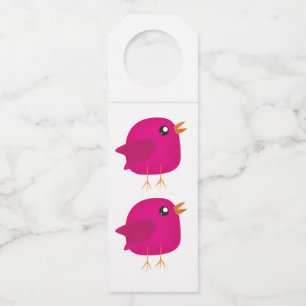 Colgador Para Botellas Niños adorables pájaros