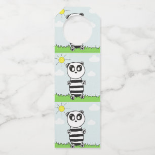 Colgador Para Botellas Niños panda 