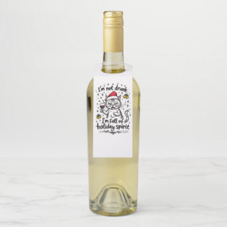 Colgador Para Botellas No estoy borracho Estoy lleno de espíritu de vacac