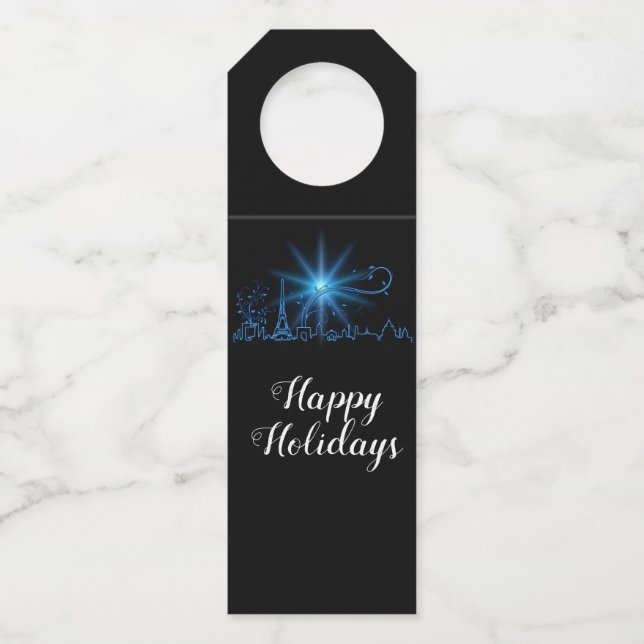 Colgador Para Botellas Nochevieja en París (Anverso)