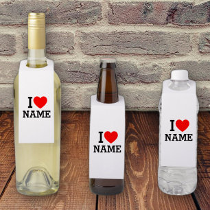 Colgador Para Botellas Nombre del corazón