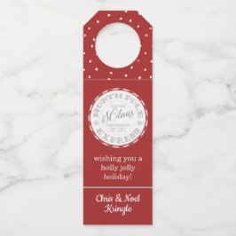 Colgador Para Botellas North Pole Express | Santa Seal | Divertido