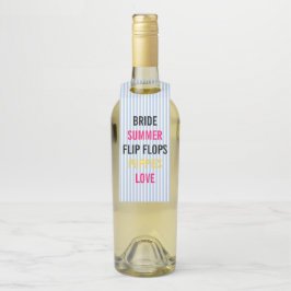 Colgador Para Botellas Novia de Verano Lovin y Compañía Despedida de Solt