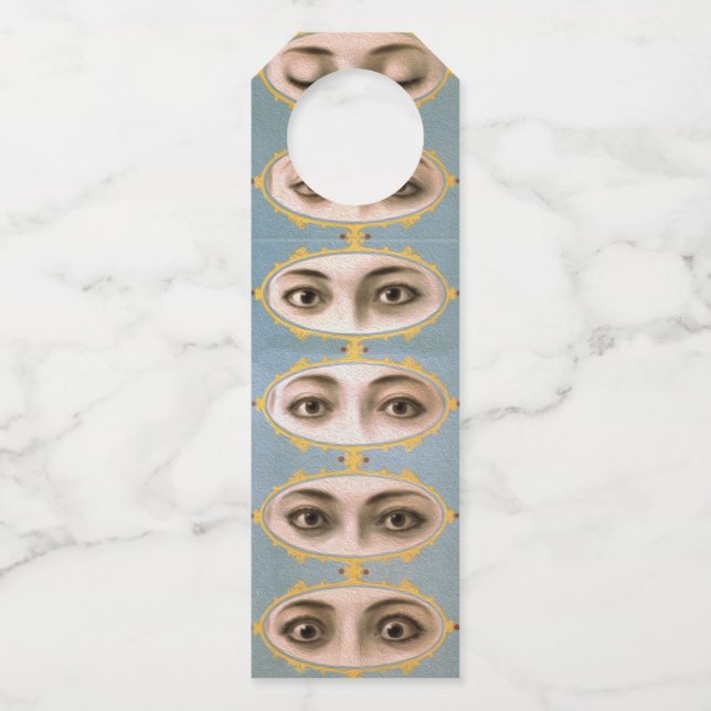 Colgador Para Botellas ¡Ojos mirándote! (Anverso)