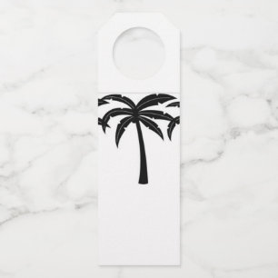 Colgador Para Botellas Palmas Tropicales