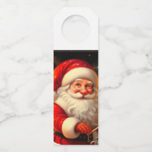 Colgador Para Botellas Papá Noel y renos lindos