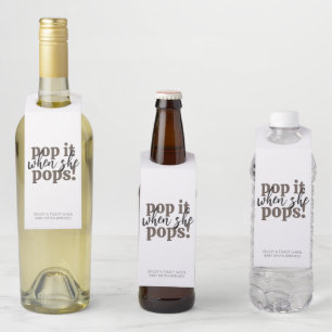 Colgador Para Botellas Pásate Cuando Pops El Favor De Baby Shower