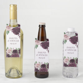 Colgador Para Botellas Pasiones Malhumoradas | Rosa de Vino Púrpura Dramá