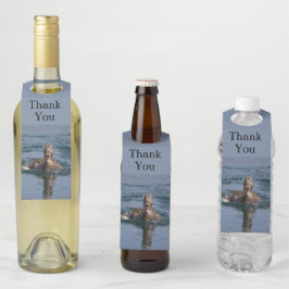 Colgador Para Botellas Pato con el pico abierto  