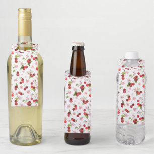 Colgador Para Botellas Patrón de Cereza 1