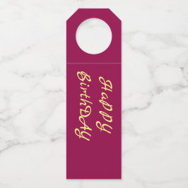 Colgador Para Botellas percha de botella - Feliz cumpleaños