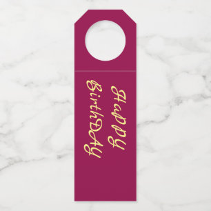 Colgador Para Botellas percha de botella - Feliz cumpleaños