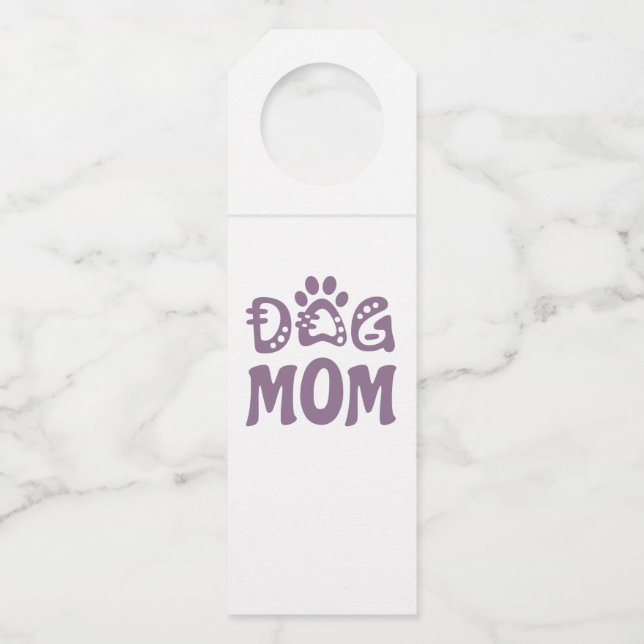 Colgador Para Botellas Perro Mamá (Anverso)