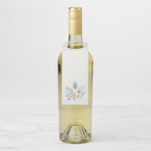 Colgador Para Botellas Piña floral y Hawaiana