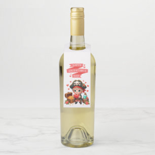 Colgador Para Botellas Pirata lindo del día de San Valentín