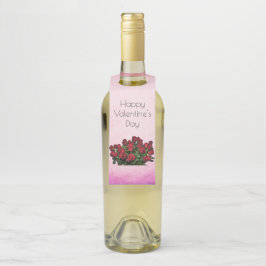 Colgador Para Botellas Ramo de rosas rojas