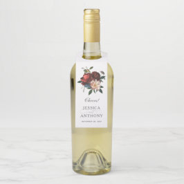 Colgador Para Botellas Ramo Floral de Lujo para Bodas Felicitaciones