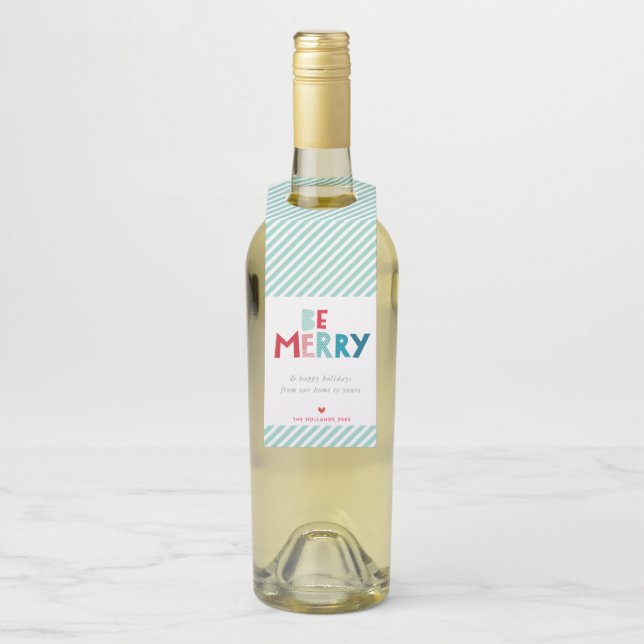 Colgador Para Botellas REGALO DE VACACIONES DE NAVIDAD sé divertido diver (En botella)