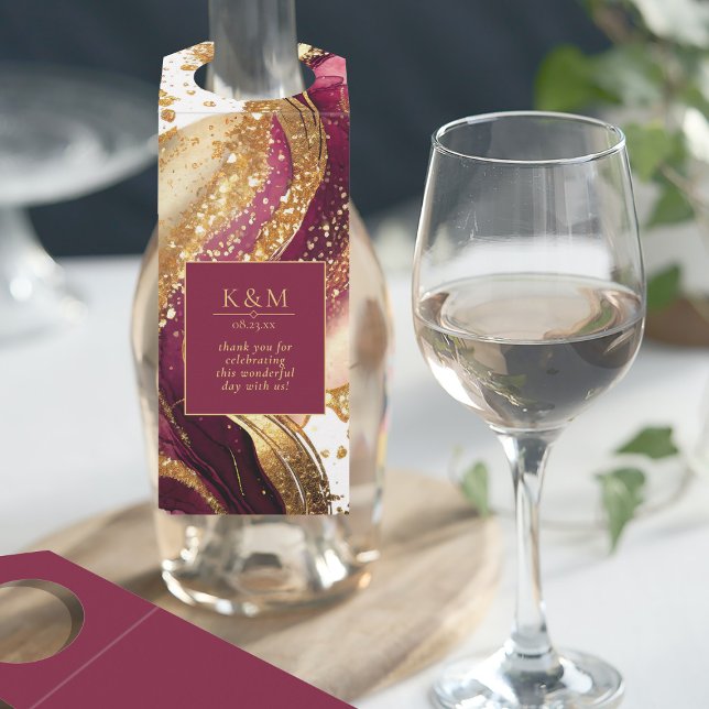 Colgador Para Botellas Resumen Sparkling Boda Wine Red ID1018 (Subido por el creador)
