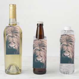 Colgador Para Botellas retrato de vaca de las Highlands