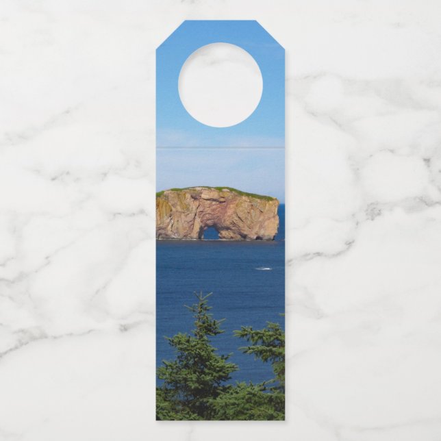 Colgador Para Botellas Roca Percé en el Golfo de San Lorenzo (Anverso)