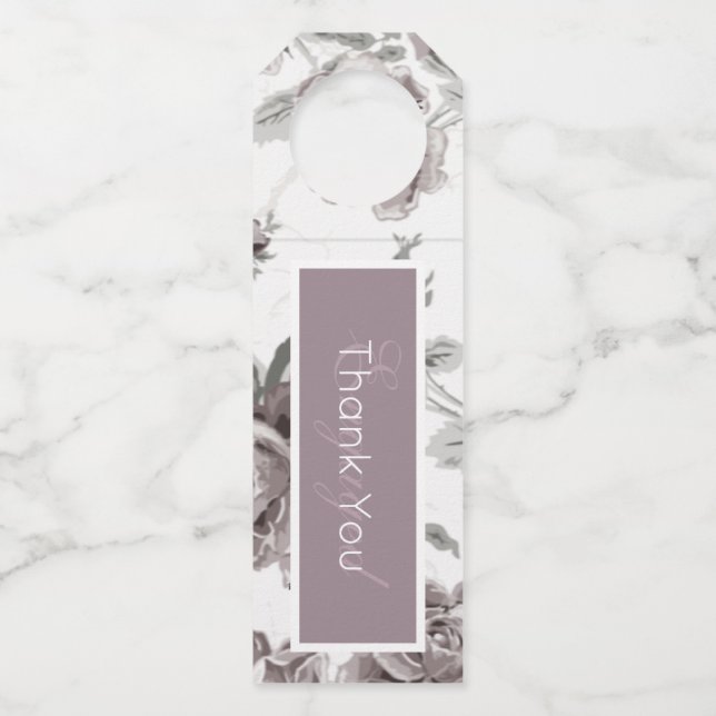Colgador Para Botellas  Rosa polvorienta compromiso (Anverso)