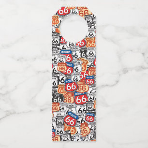 Colgador Para Botellas Rótulo de la carretera Route 66