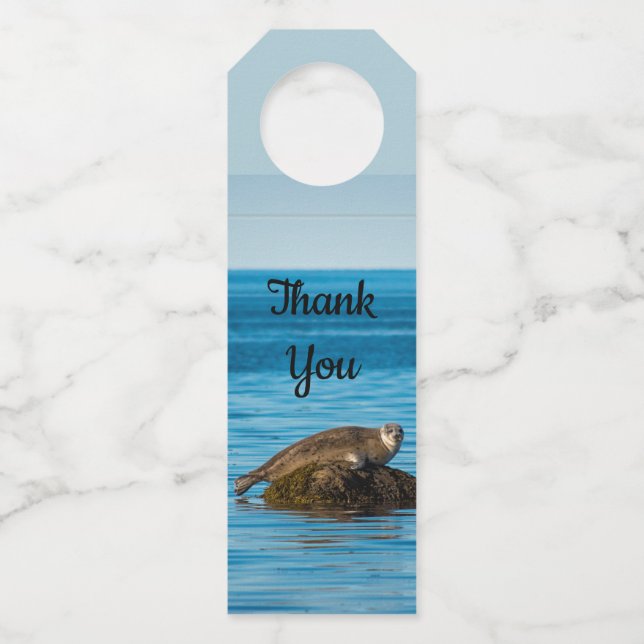 Colgador Para Botellas Sello del puerto atlántico (Anverso)