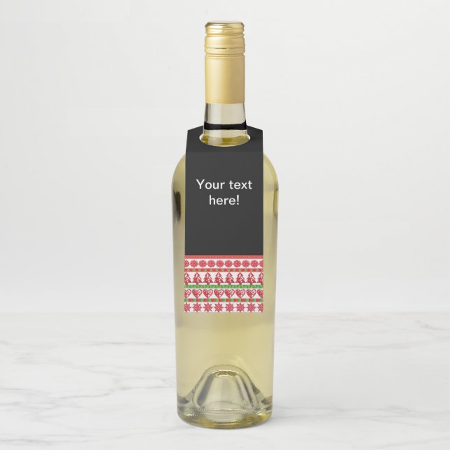 Colgador Para Botellas Símbolos navidades (En botella)