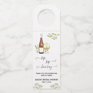 Colgador Para Botellas Sip, Sip, Hooray! Ducha nupcial con temática vitiv