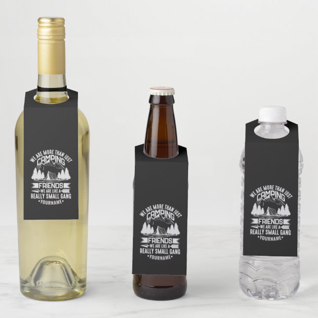 Colgador Para Botellas Somos Más Que Solo Amigos de Camping (In situ)