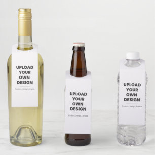 Colgador Para Botellas Sube tu propio diseño aquí Plantilla personaliza