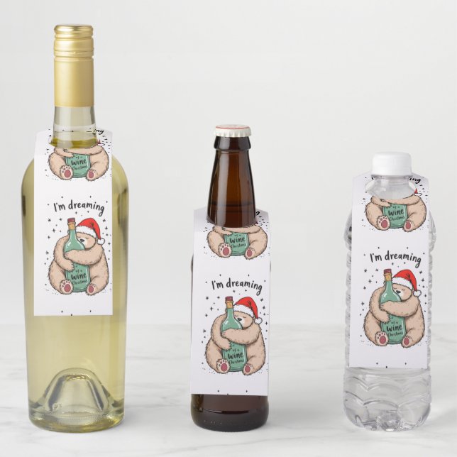Colgador Para Botellas Sueño con una Navidad de vino (In situ)