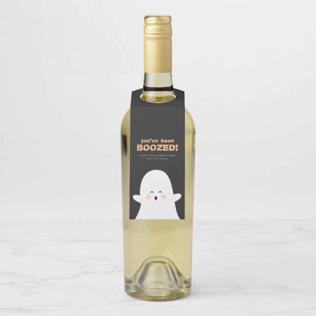 Colgador Para Botellas Te han enaltecido como un fantasma de Halloween (En botella)