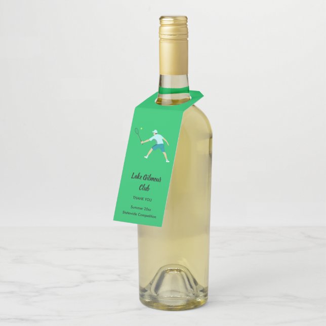 Colgador Para Botellas Tenis (En perspectiva)