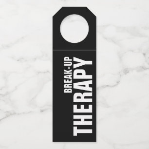 Colgador Para Botellas TERAPIA DE RUPTURA en Negro