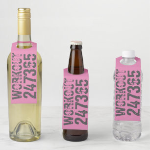 Colgador Para Botellas Texto desgastado y rayado Entrenamiento 247365 ros