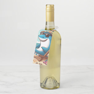 Colgador Para Botellas Tiburón personalizado en la playa