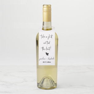 Colgador Para Botellas Toma un chupito, ¡nos casamos! Boda