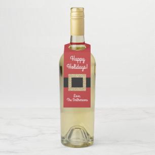 Colgador Para Botellas Traje moderno personalizado de Santa Claus