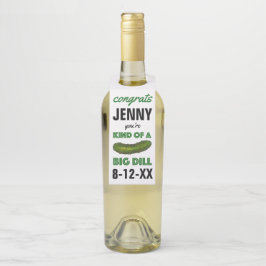 Colgador Para Botellas Una especie de "Big Dill" (Acuerdo) Green Pickle F