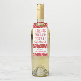 Colgador Para Botellas Vino Combina Bien | Ho Ho Ho Divertido