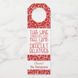 Colgador Para Botellas Vino Combina Bien | Ho Ho Ho Divertido