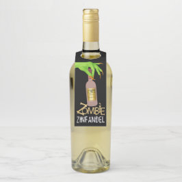 Colgador Para Botellas Vino de Halloween - Ver Atrás -