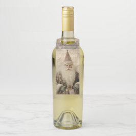 Colgador Para Botellas Vintage Santa Holiday