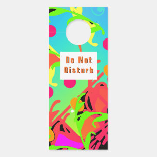Colgador Para Puertas Adorno de hoja de no molestar