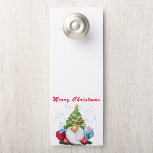 Colgador Para Puertas Adorno Navideño de Puerta con Gnomo