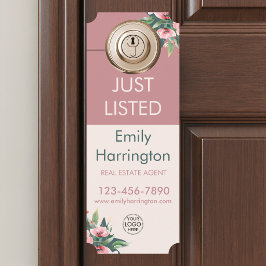 Colgador Para Puertas Agente Inmobiliario Rose de Blush Bloom Acaba de S