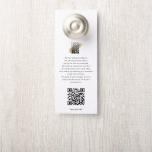 Colgador Para Puertas Agregue su código QR del logotipo Información del 