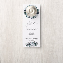 Colgador Para Puertas Algo azul | Boda Invitado No Molestar